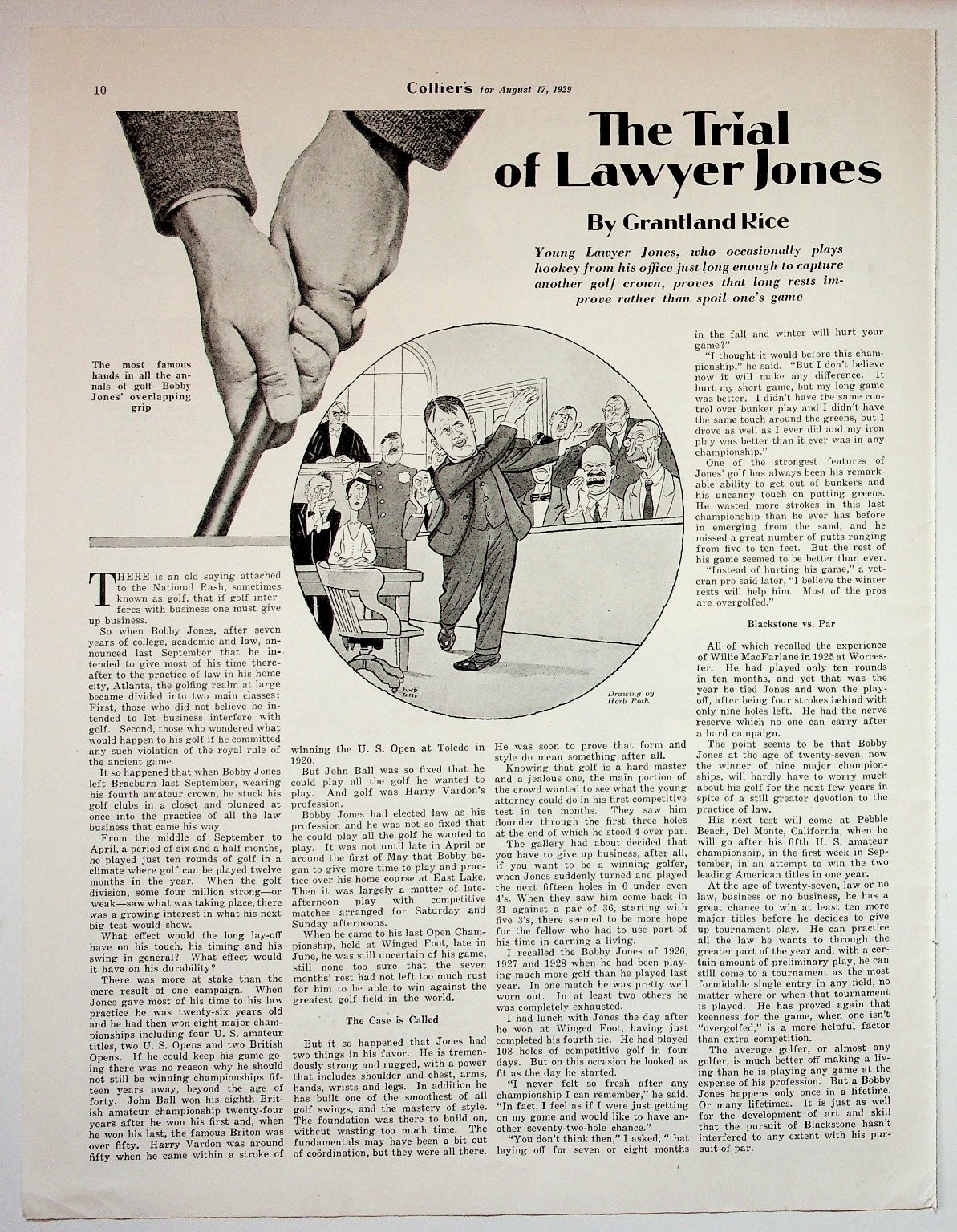 Collier's 1929 Original Print Article The Trial of Lawyer Jones 10x13 Collier's 1929 Original Print Article The Trial of Lawyer Jones 10x13