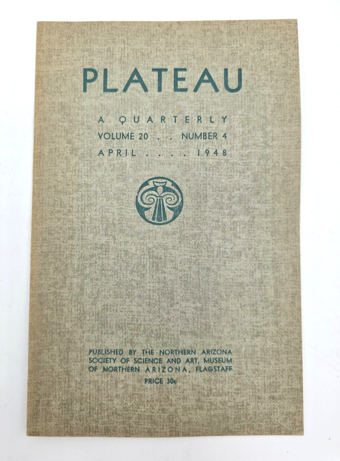 Plateau Magazine April 1948 Geology Hualpai Reservation VTG Museum Arizona