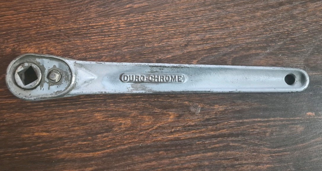 Vintage Duro-Chrome No. 678D Ratchet - 1/2 Square Drive Made In USA