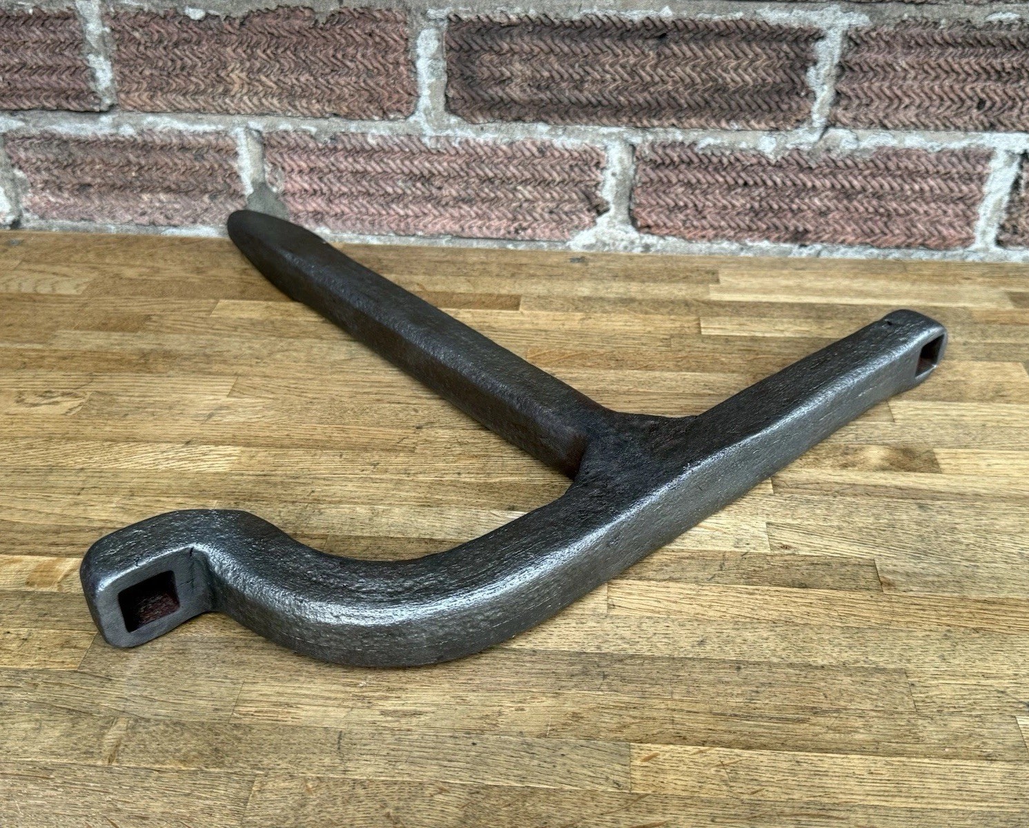 Vintage 16” Double Blacksmiths Tinsmiths Hardy Horse Stake Anvil Old Tool