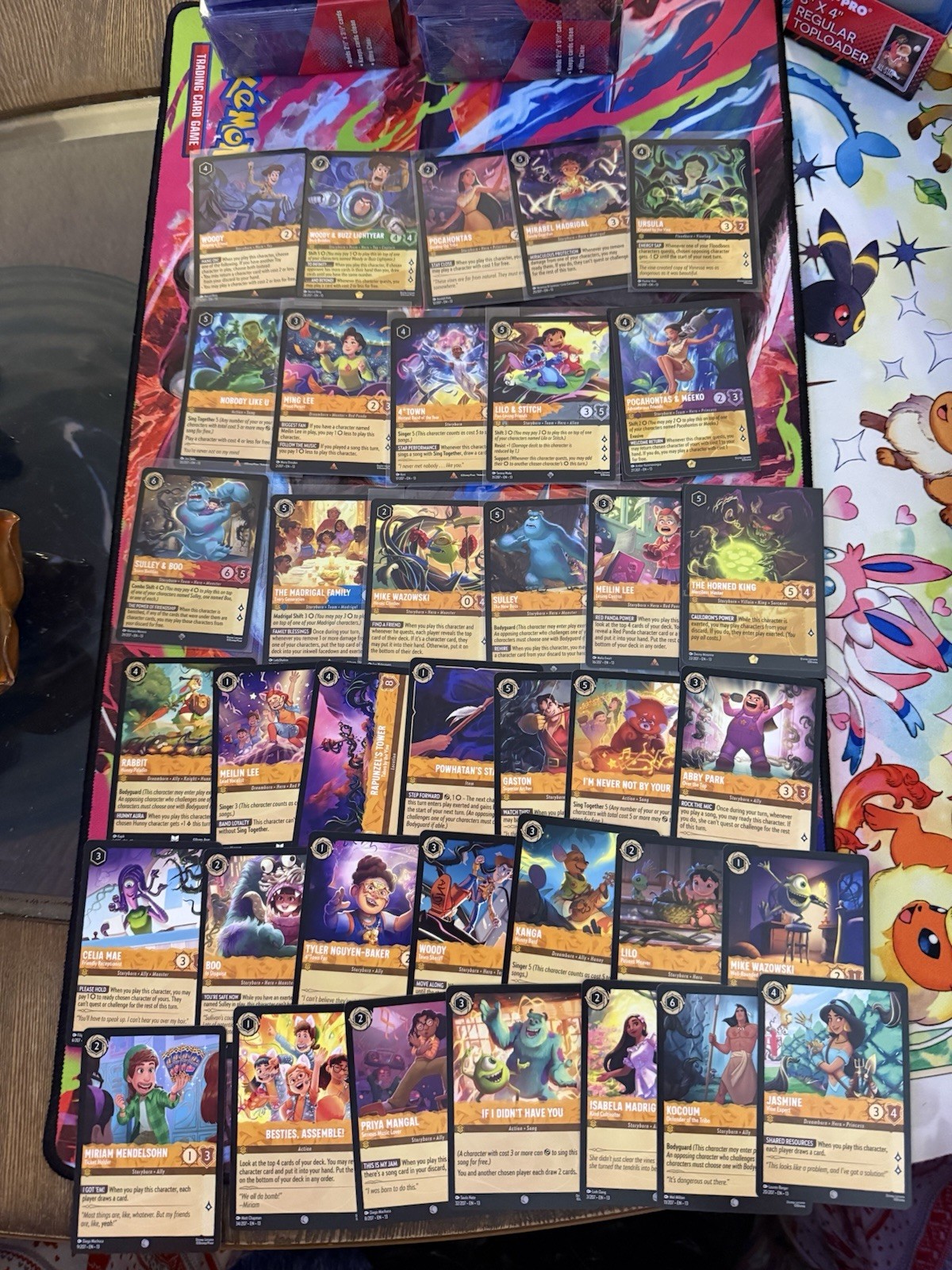 Disney Lorcana Attack of the Vine  Complete Non-Foil Base Set 1-207 Plus Puzzle
