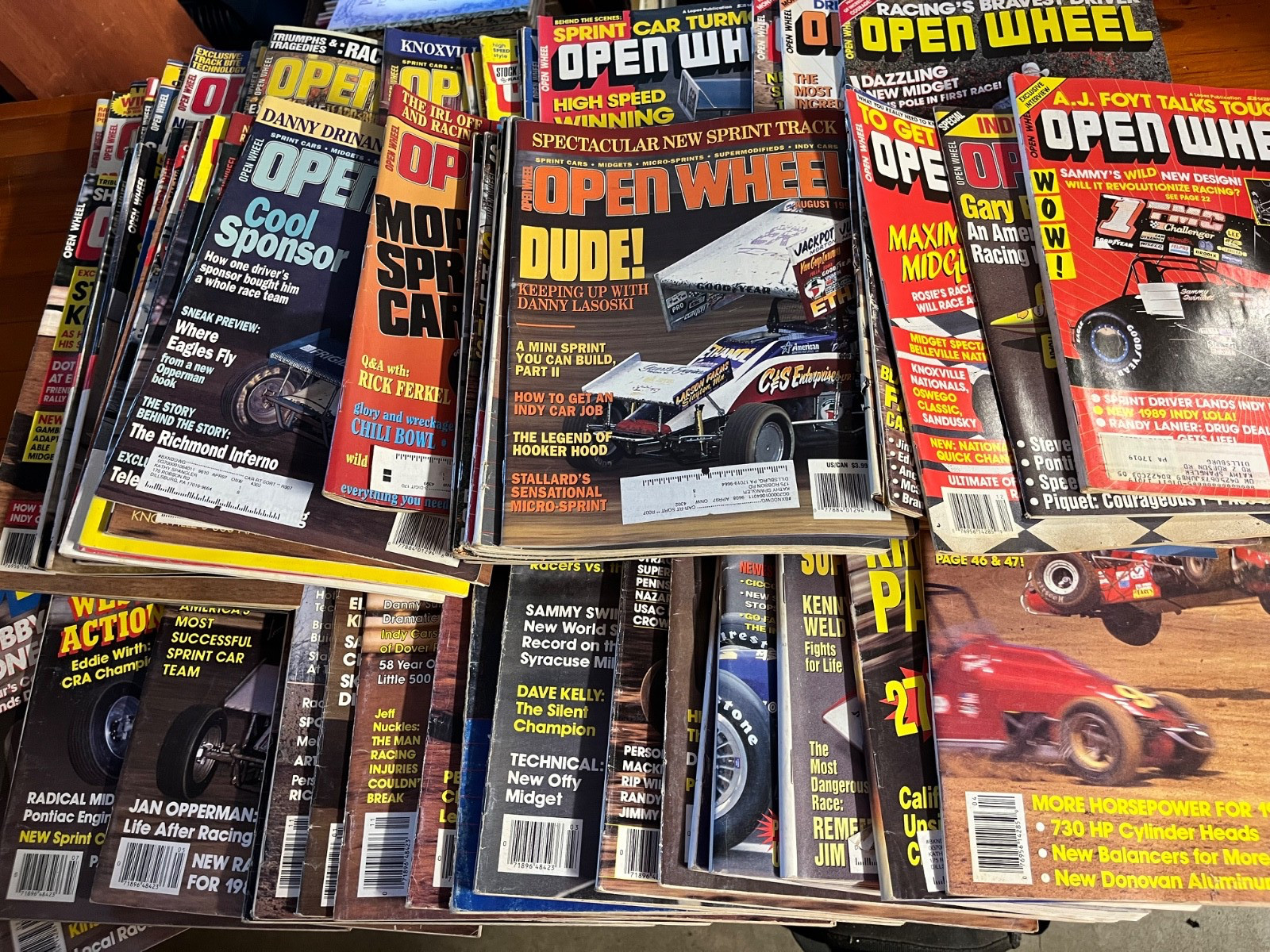 Open Wheel Magazine 67 Issue Lot Sprint Car Stock Car Racing Vintage 1980s 1990s Open Wheel Magazine 67 Issue Lot Sprint Car Stock Car Racing Vintage 1980s 1990s