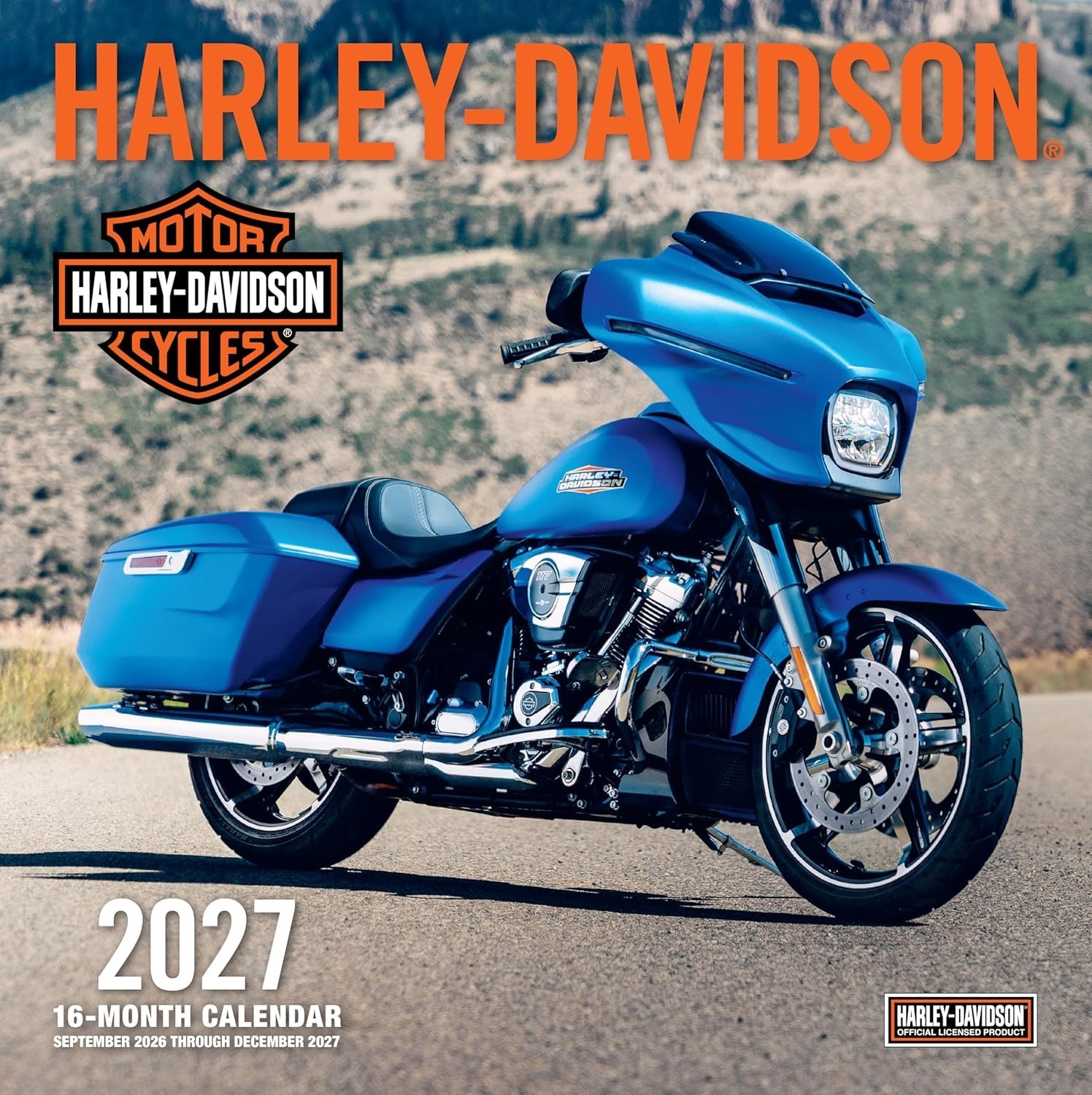 2027 Harley-Davidson Calendar 12x12\