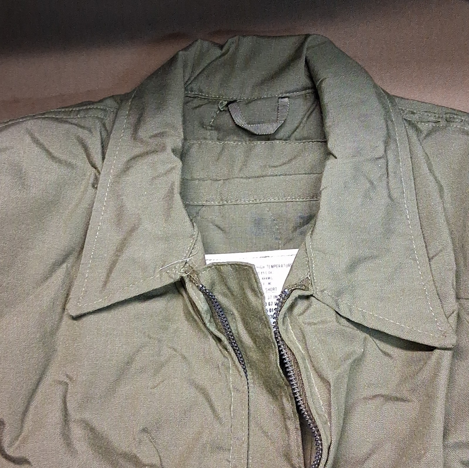 Cold Weather High Temp Resistant Jacket Small Short