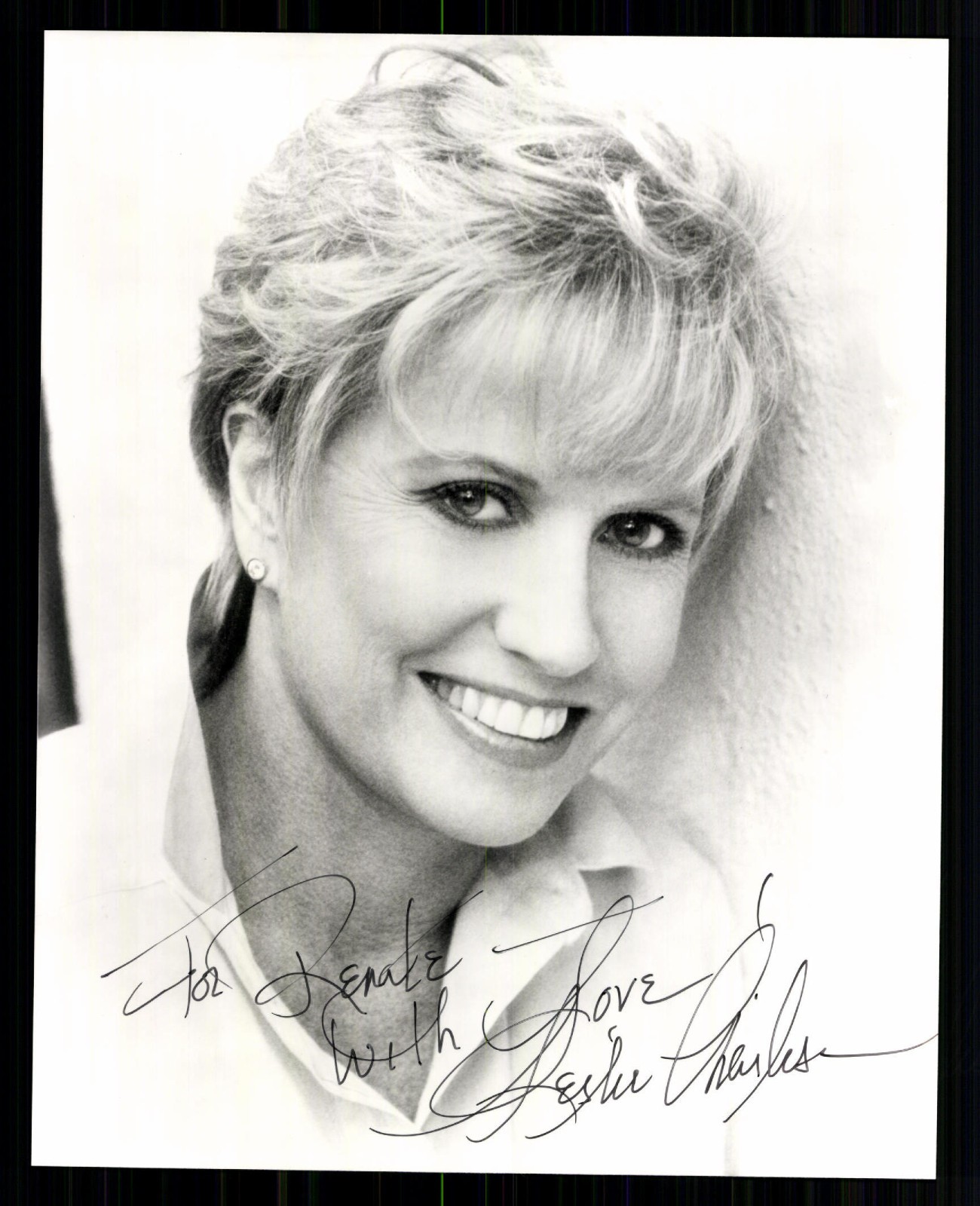 Leslie Charleson American Actress Photo Original Signed + G 49441