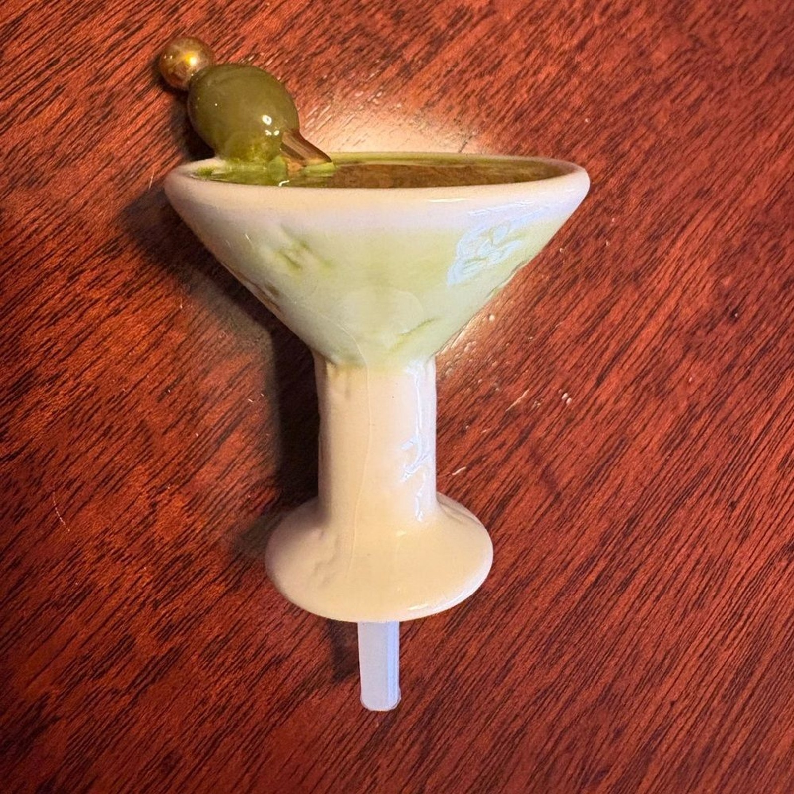 Rare retired Nora Fleming Martini Glass Mini