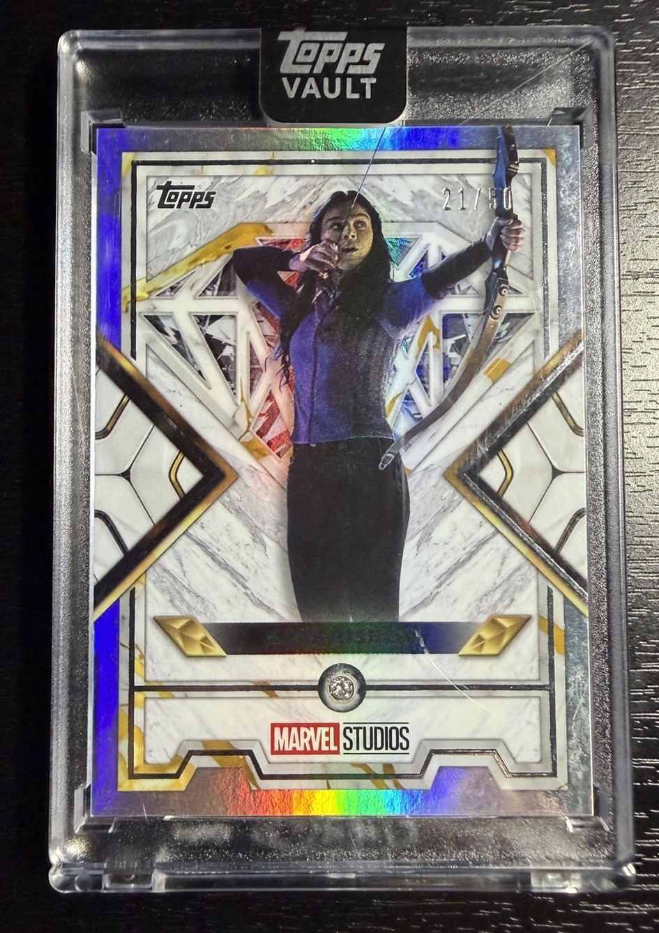 2026 Topps Vault Marvel Kate Bishop Hawkeye Marvel Diamonds /50 - #MD-29