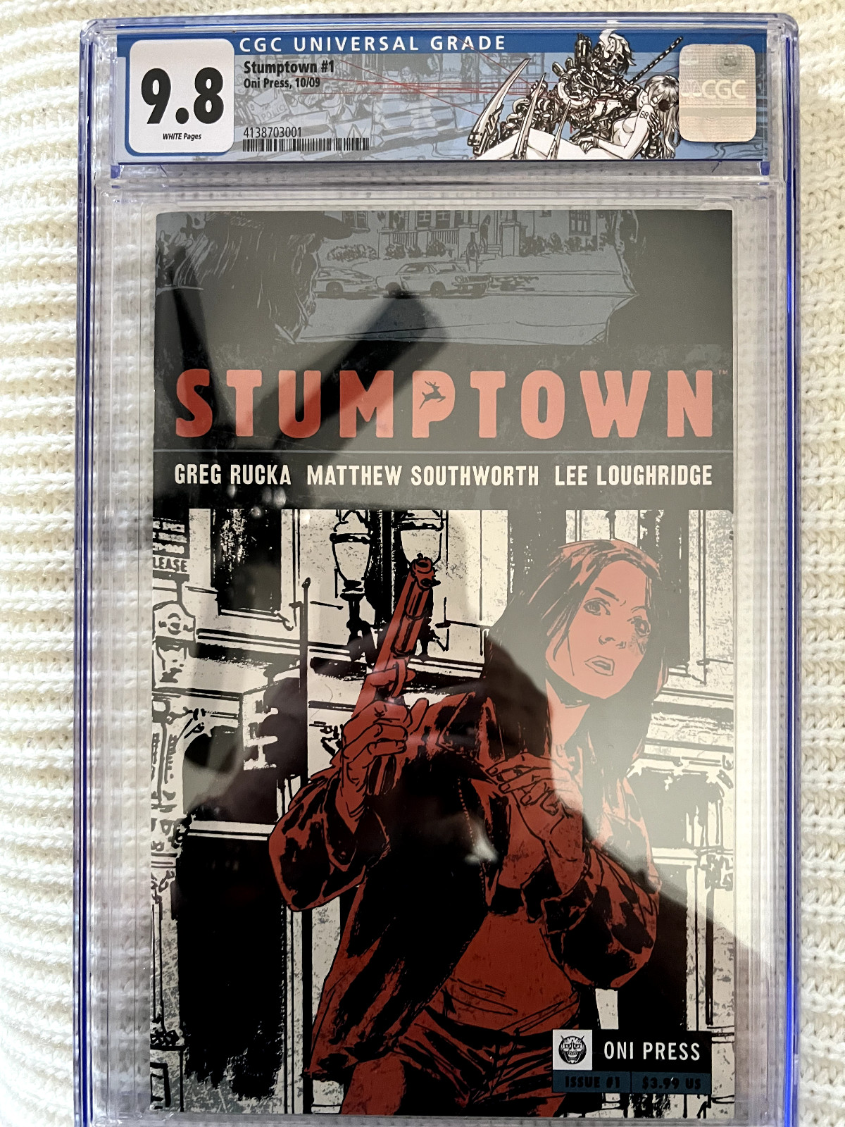 Stumptown #1 CGC 9.8 1st Print White Pages 1st App. of Dex Parlos Stumptown #1 CGC 9.8 1st Print White Pages 1st App. of Dex Parlos