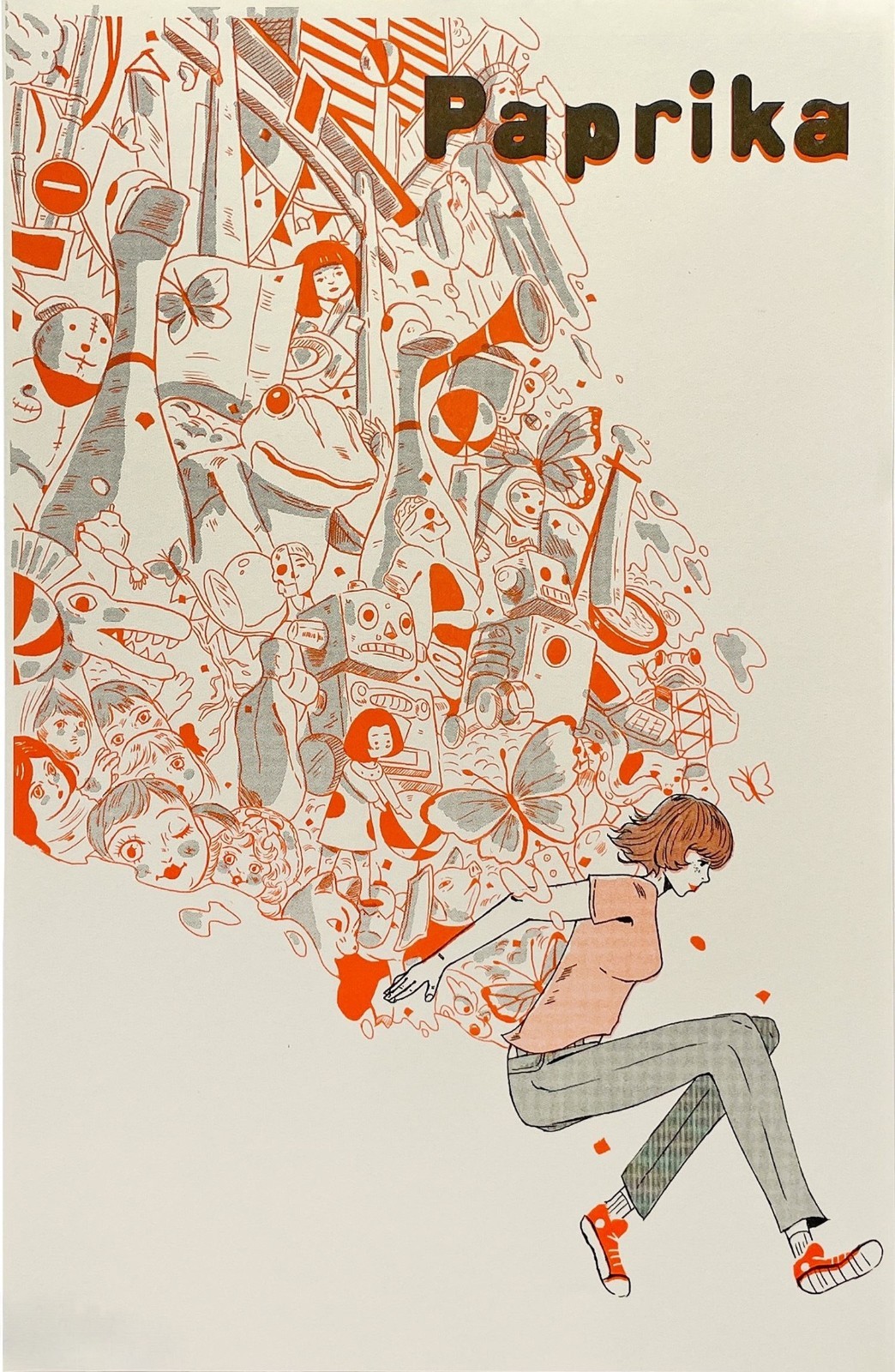 Paprika 11x17 Poster 2005 Anime Sci-fi Film Collage Satoshi Kon Print