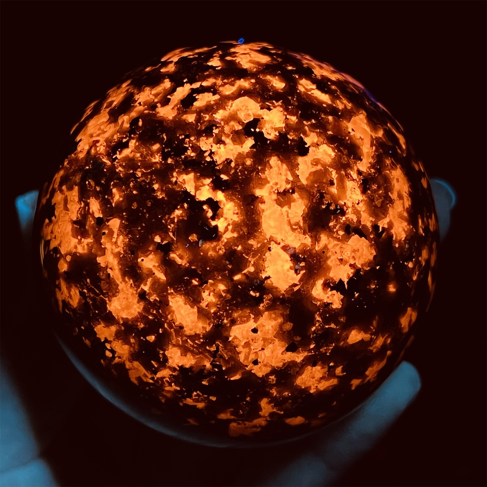 65mm+ Natural Yooperite Gemstone Sphere quartz crystal ball healing 360g+ 1pc 65mm+ Natural Yooperite Gemstone Sphere quartz crystal ball healing 360g+ 1pc