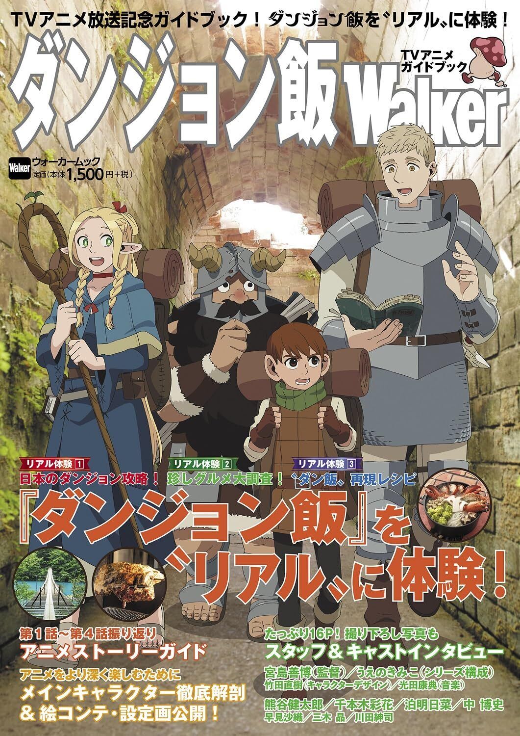 Dungeon Meshi Walker TV Anime Guide book illustration works New