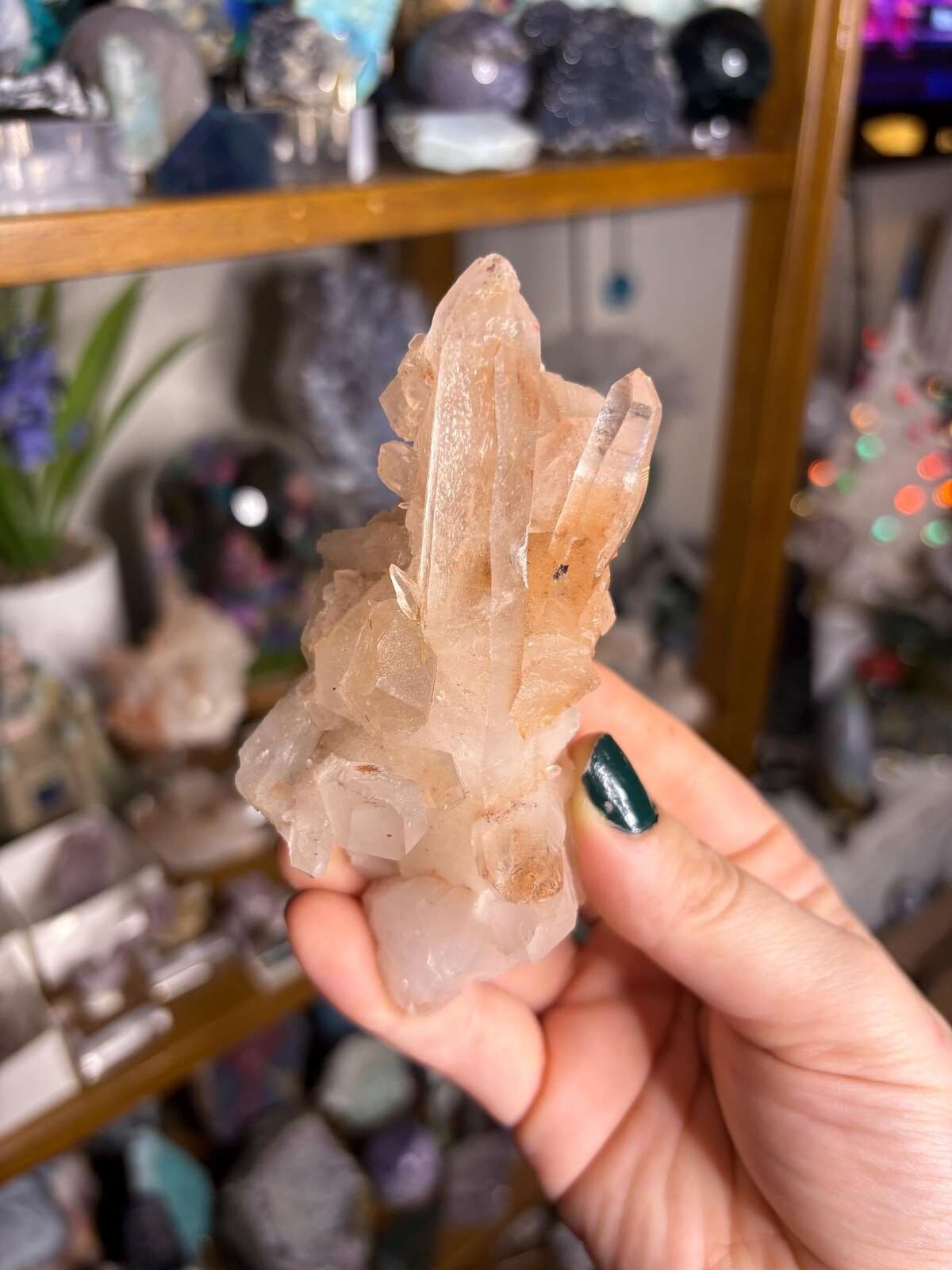 Samadhi Himalayan Quartz Cluster with Natural Rainbows |