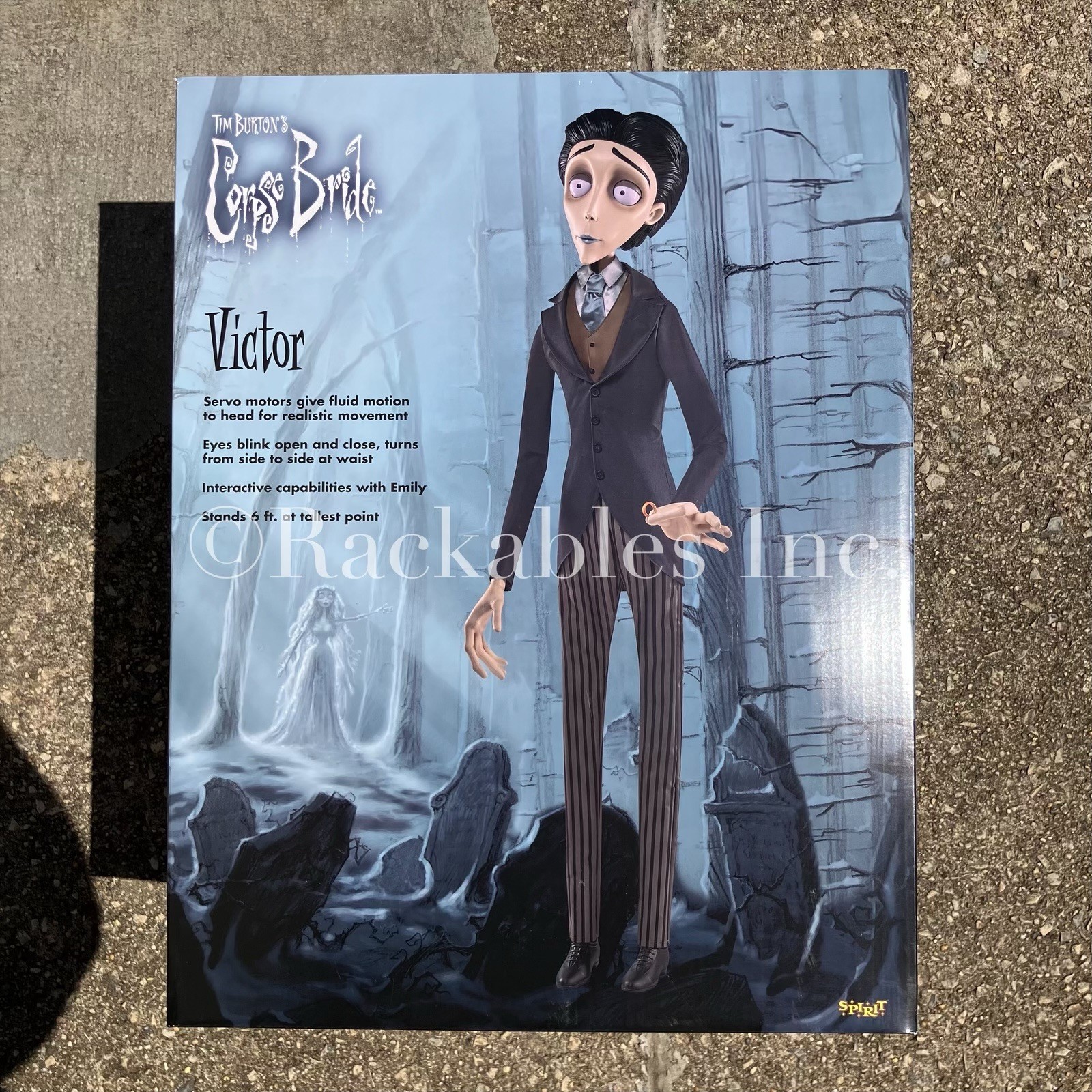 01673920 Spirit Halloween Exclusive 6 Ft Victor Animatronic Corpse Bride In Hand