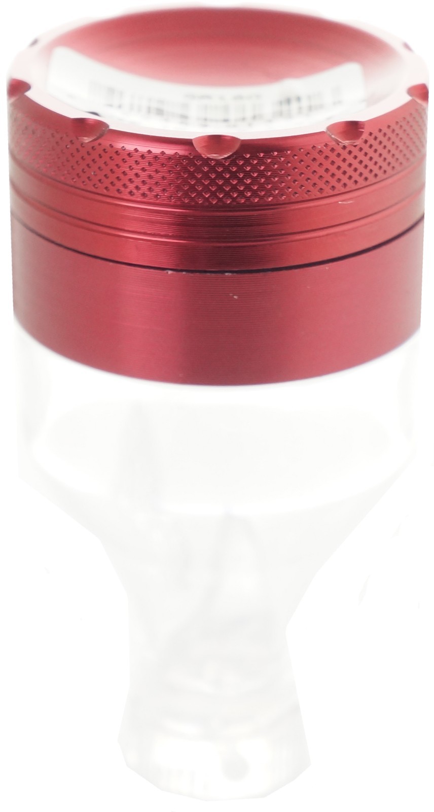 Aluminum Sunken Metal Grinder With Acrylic Funnel Tobacco Spice Grinder Crusher
