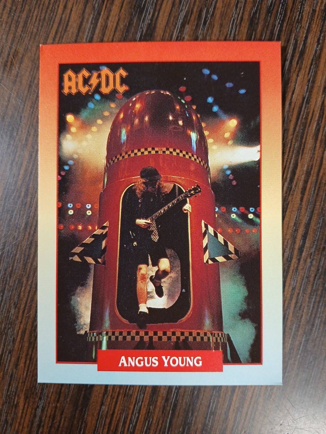 1991 Brockum RockCards #13 Angus Young AC⚡️DC