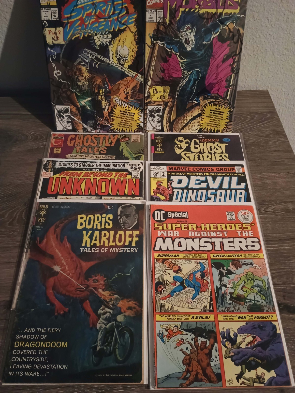 🌟Vintage Bronze Age Comic Lot: Marvel DC Gold Key, Charlton, Sealed Polybags🌟