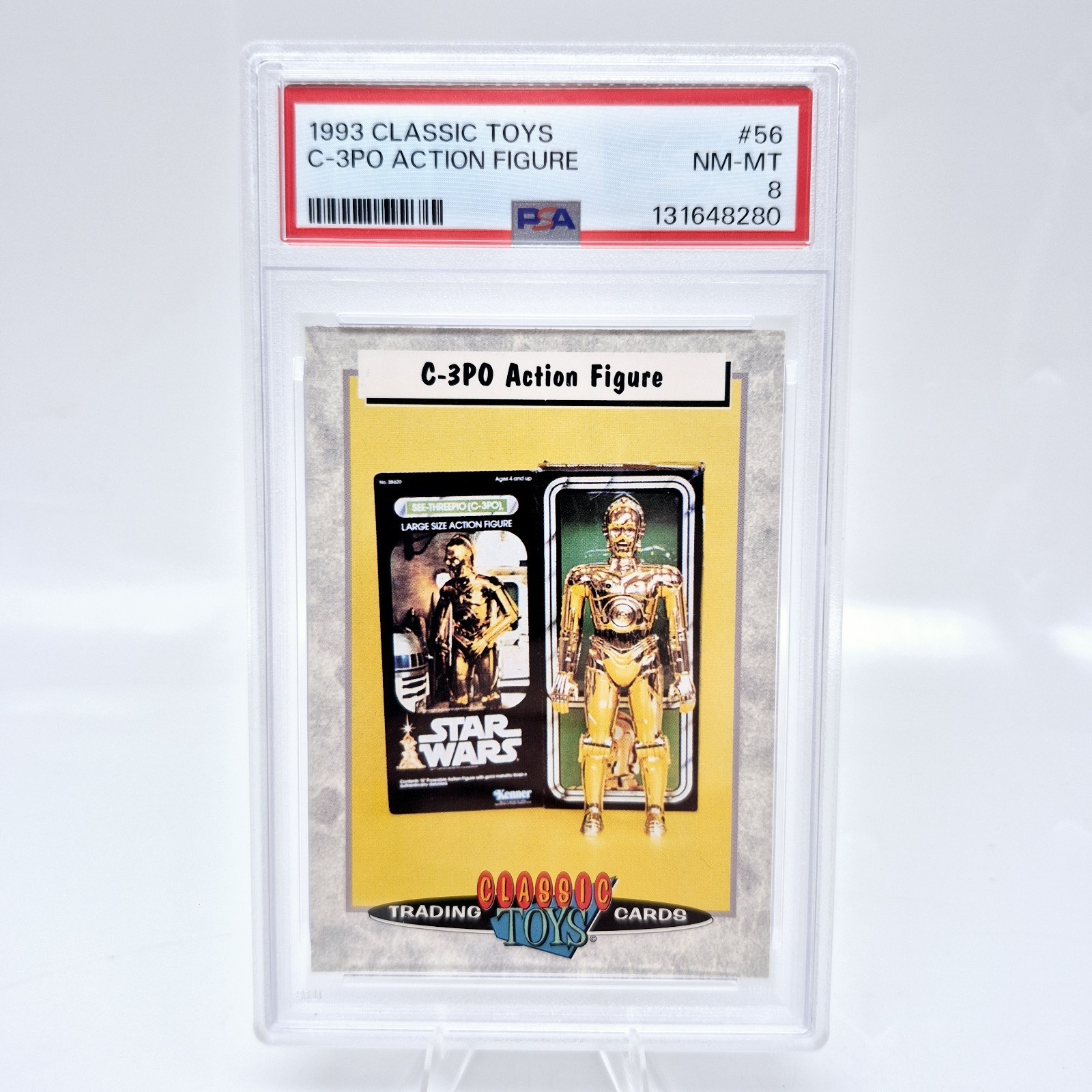 1993 Classic Toys #37 1977 Star Wars C-3PO Large Action Figure PSA 8