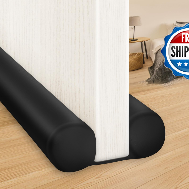 Maxtid Large Door Draft Stopper 30 Inch For Small Size Bedroom Door Fits 0.5 To