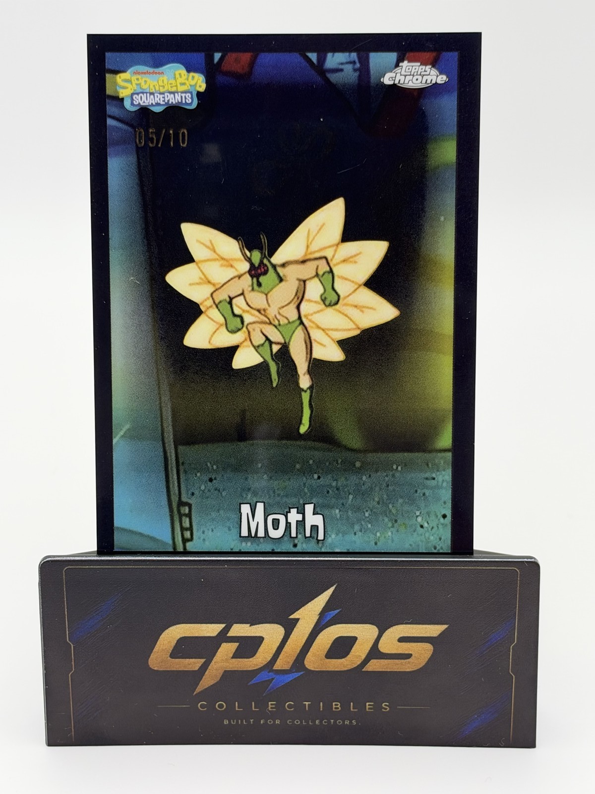 2025 Topps Chrome Spongebob 25th Anniversary Moth #9 Black 5/10 2025 Topps Chrome Spongebob 25th Anniversary Moth #9 Black 5/10