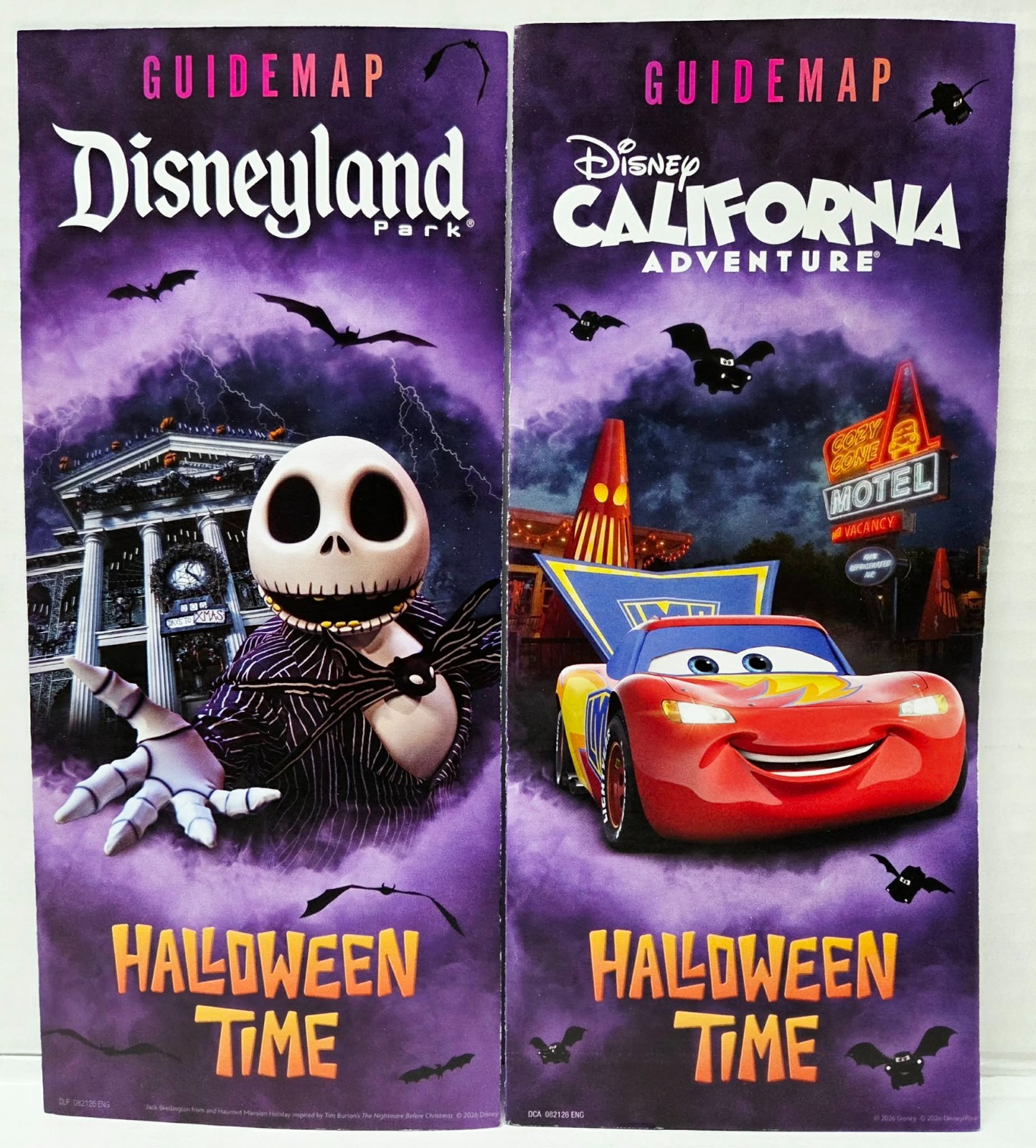 Disneyland Map 2026 & Disney California Adventure Guide Map