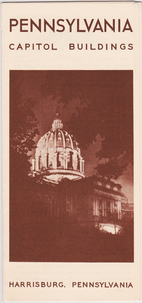 1949 The Pennsylvania State Capitol Buildings Brochure