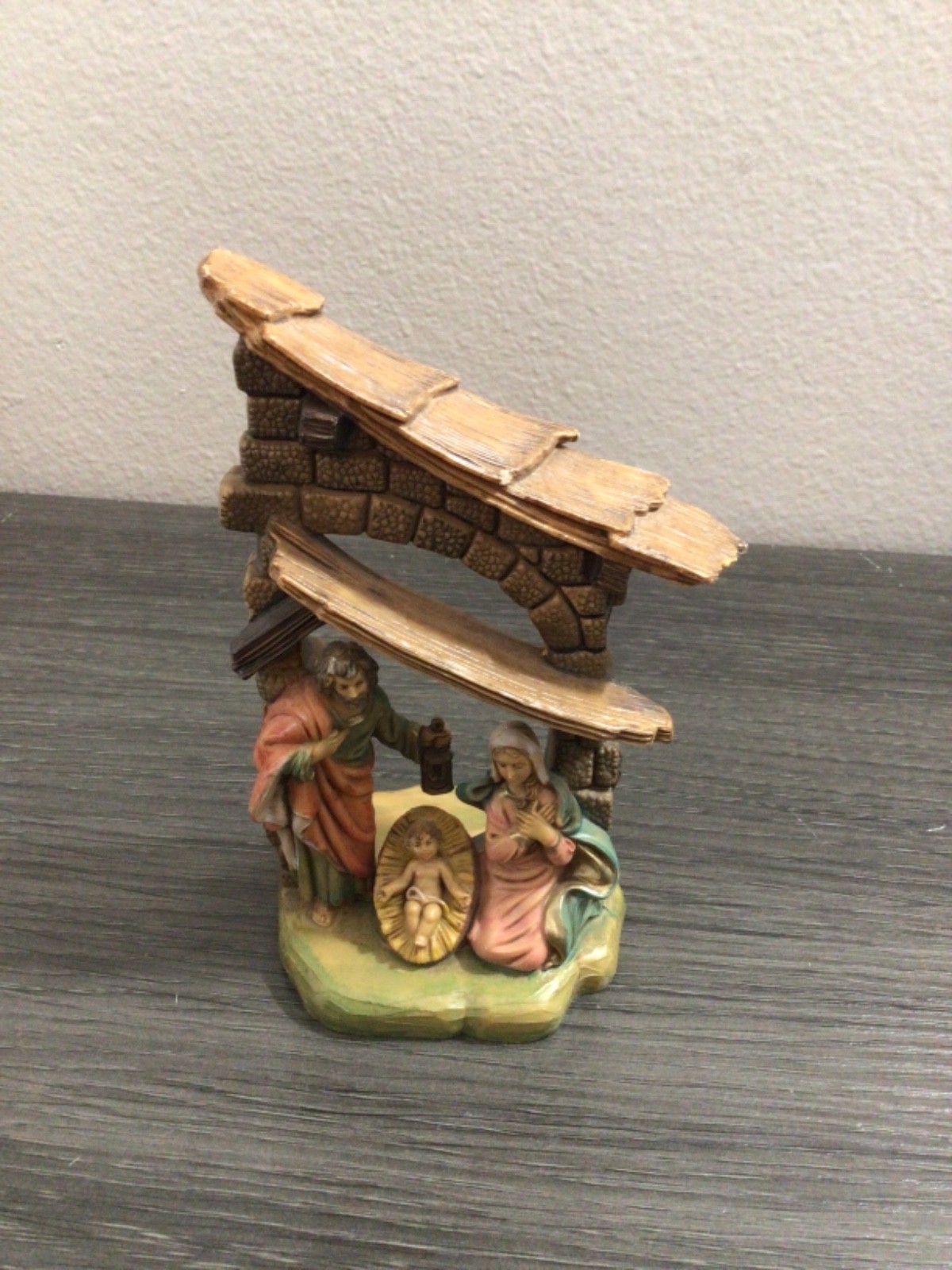 Vintage Holy Family Satatue Joseph, Mary And Jesus. Made In Italy 11\