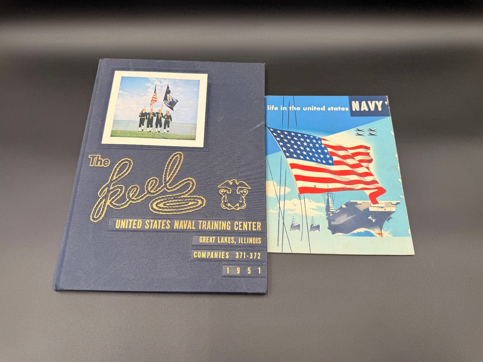 The U.S. NAVY Memorabilia 1951 The Keel Yearbook Info Booklet Naval Training