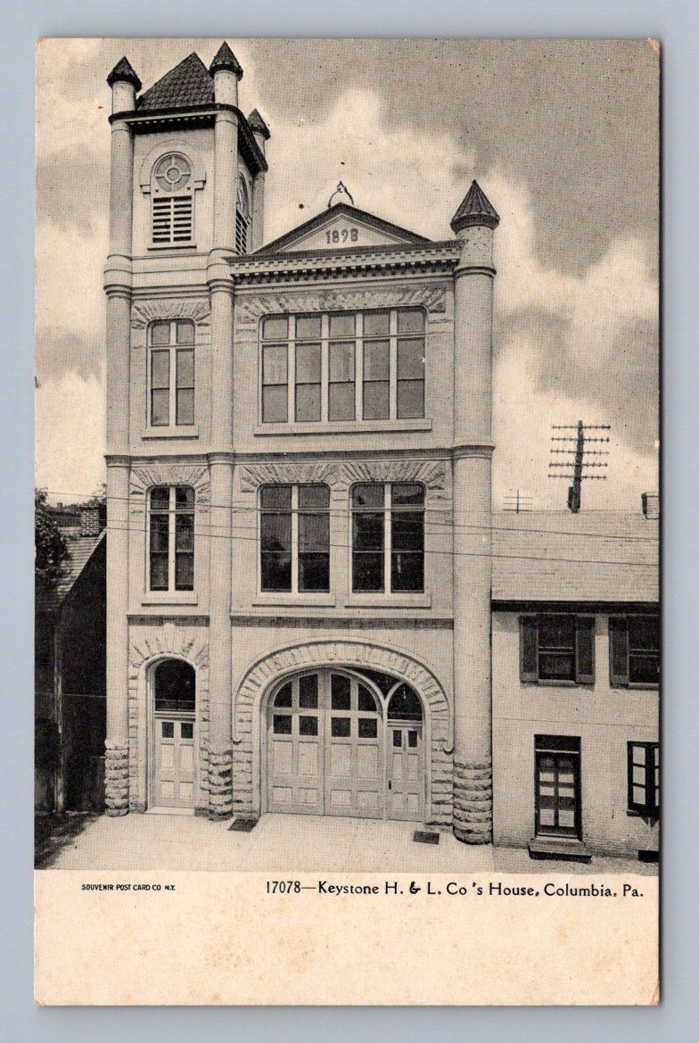 Antique Pennsylvania Postcard COLUMBIA Keystone H. L. CO. 1905 Antique Pennsylvania Postcard COLUMBIA Keystone H. L. CO. 1905