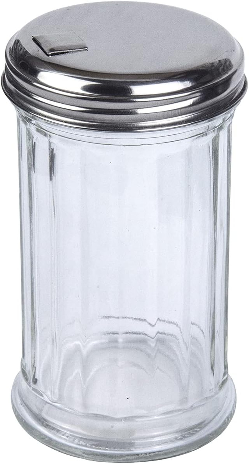 Dispensador de azucar de vidrio con vertedor 5.5 pulgadas para cocina mesa Dispensador de azucar de vidrio con vertedor 5.5 pulgadas para cocina mesa