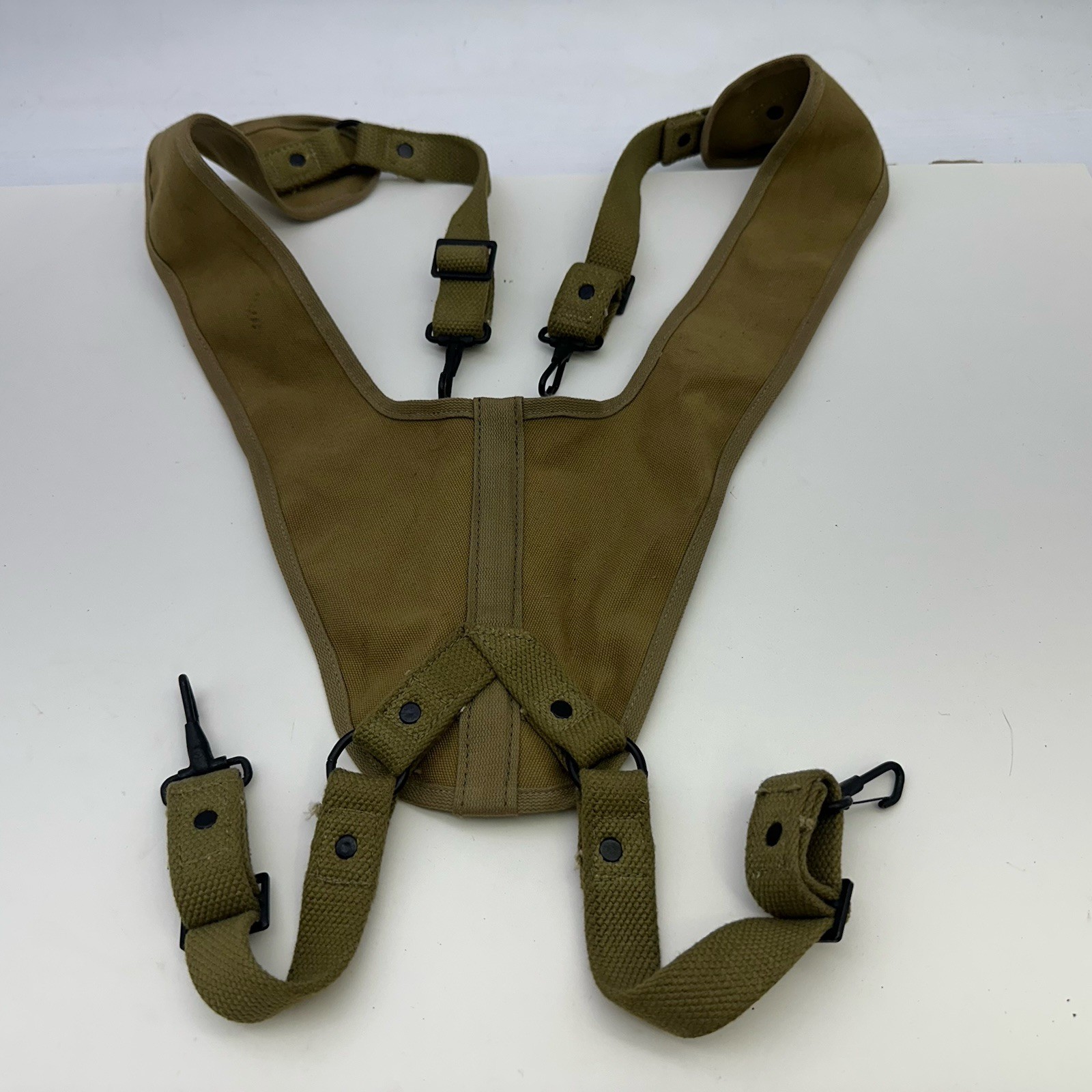 ORIGINAL 1943 WWII SCARCE US MEDIC Medical HARNESS YOKE US A.P. Co. Excellent
