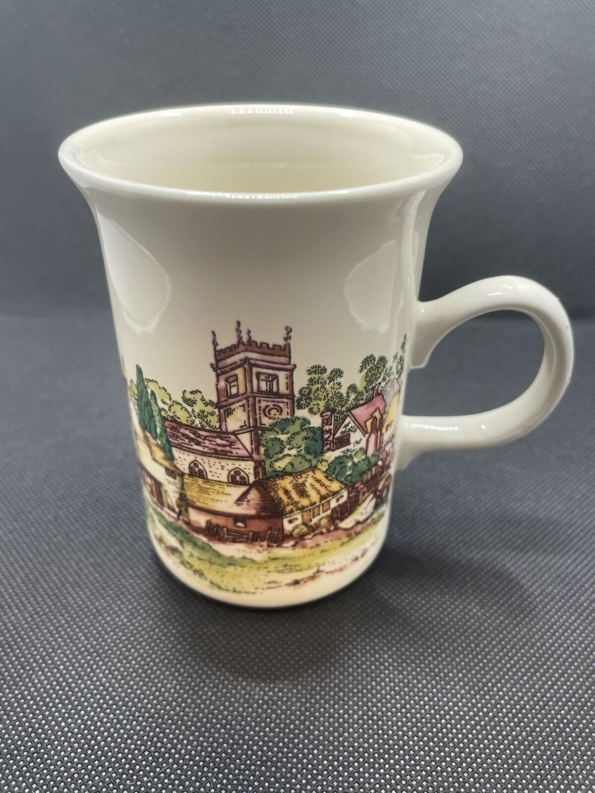 WADE ENGLAND Ceramic Coffee Mug Cup English Country Life Farm 8 oz Made in Eng