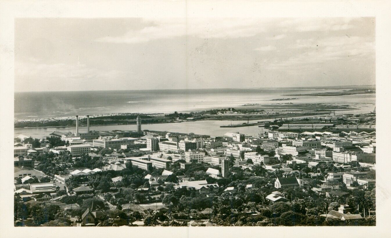 1930s Honolulu Harbor, Docks, Aloha Tower Hawaii Photo #3