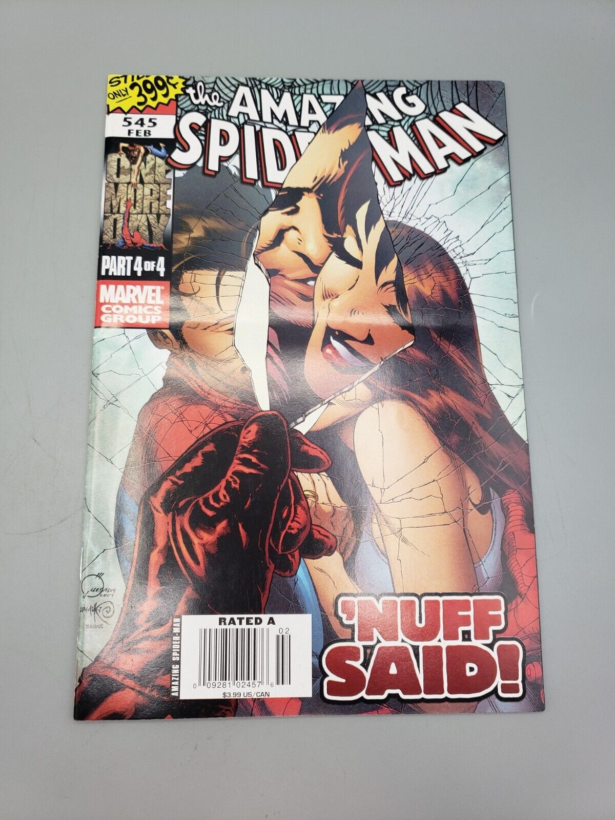 The Amazing Spider-Man One More Day Part 4 Vol 1 #545 2008 Newsstand Comic Book