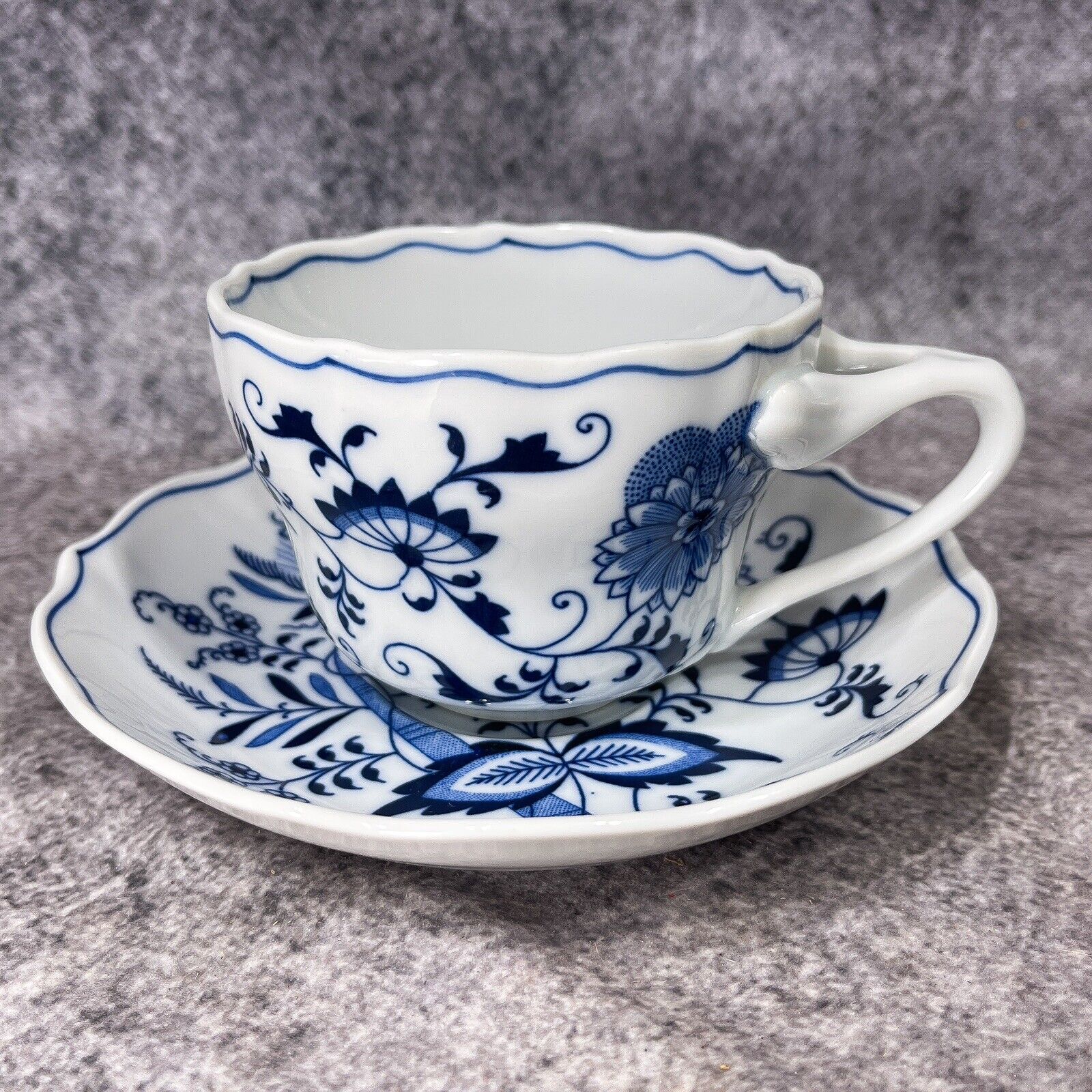 Vintage Blue Danube Coffee Cup & Saucer Replacement Saucer Block Logo (Teacup)