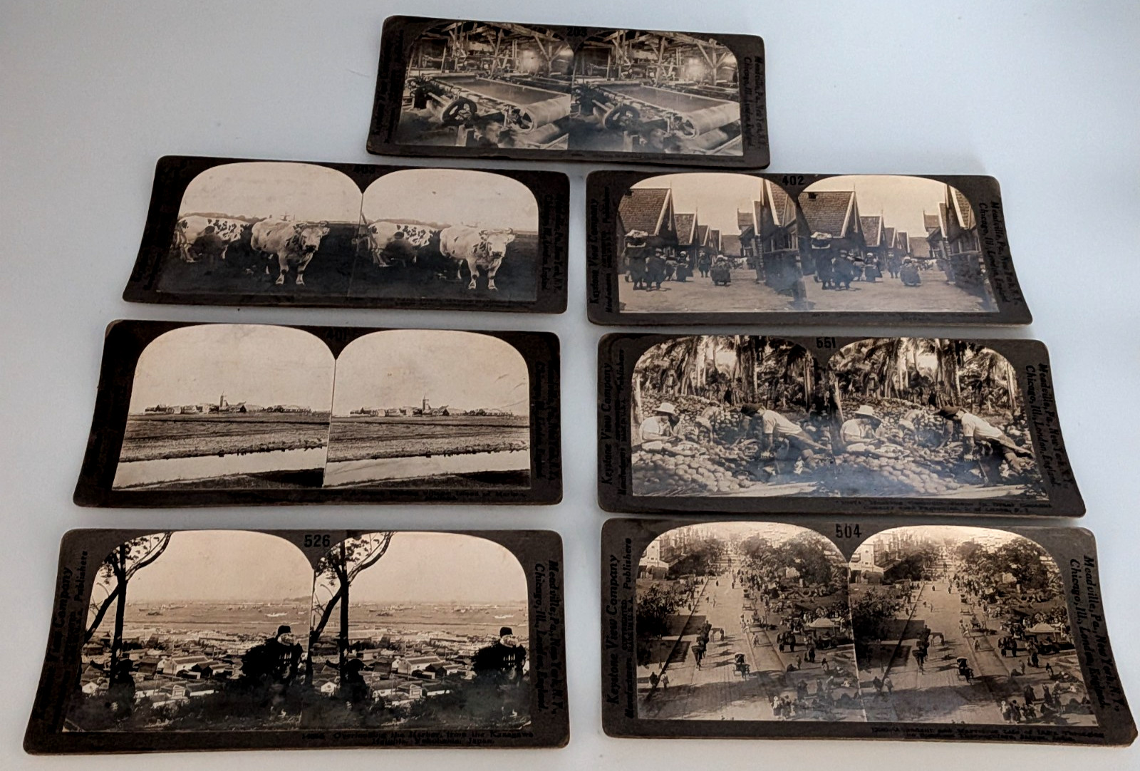 Antique Stereo View Cards Keystone View Company
