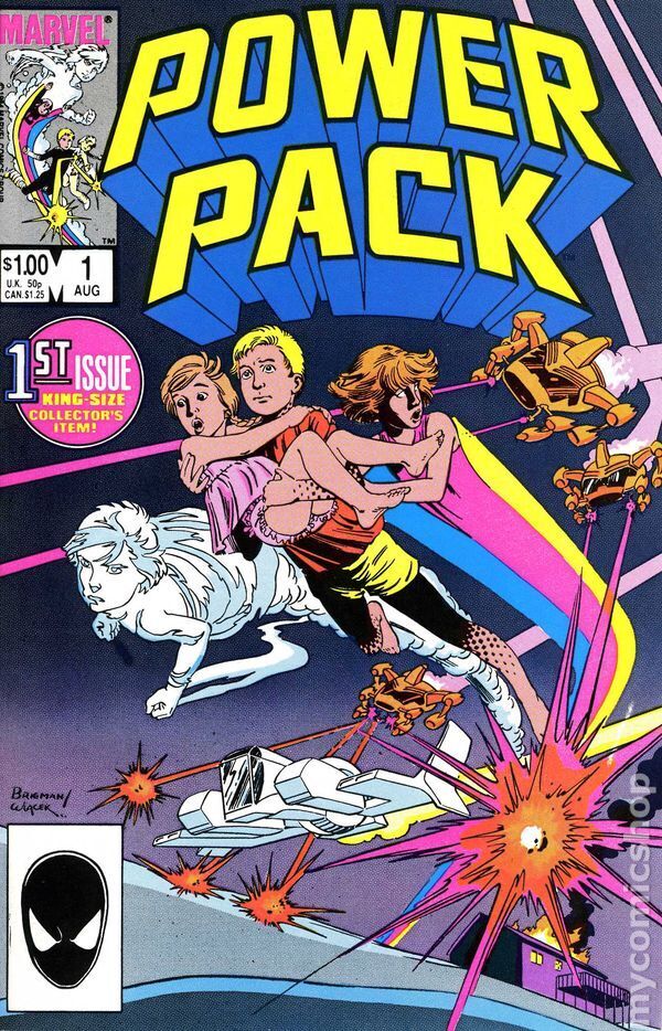 Power Pack #1 FN 1984 Stock Image 1st app. and origin Power Pack