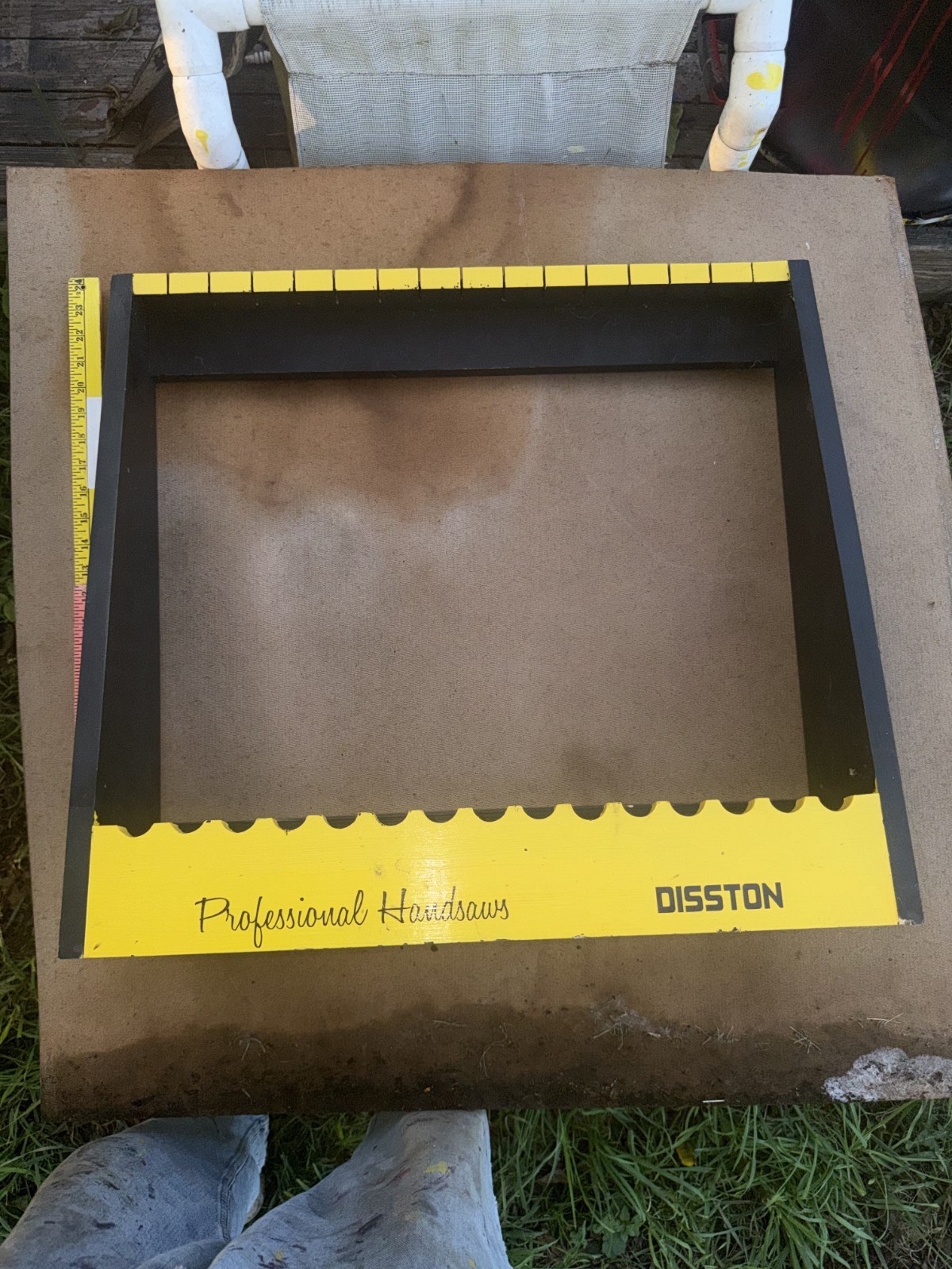 Disston Hardware Store Display Rack Holds 15 Hand Saws + Lot of 19 Disston Saws Disston Hardware Store Display Rack Holds 15 Hand Saws + Lot of 19 Disston Saws