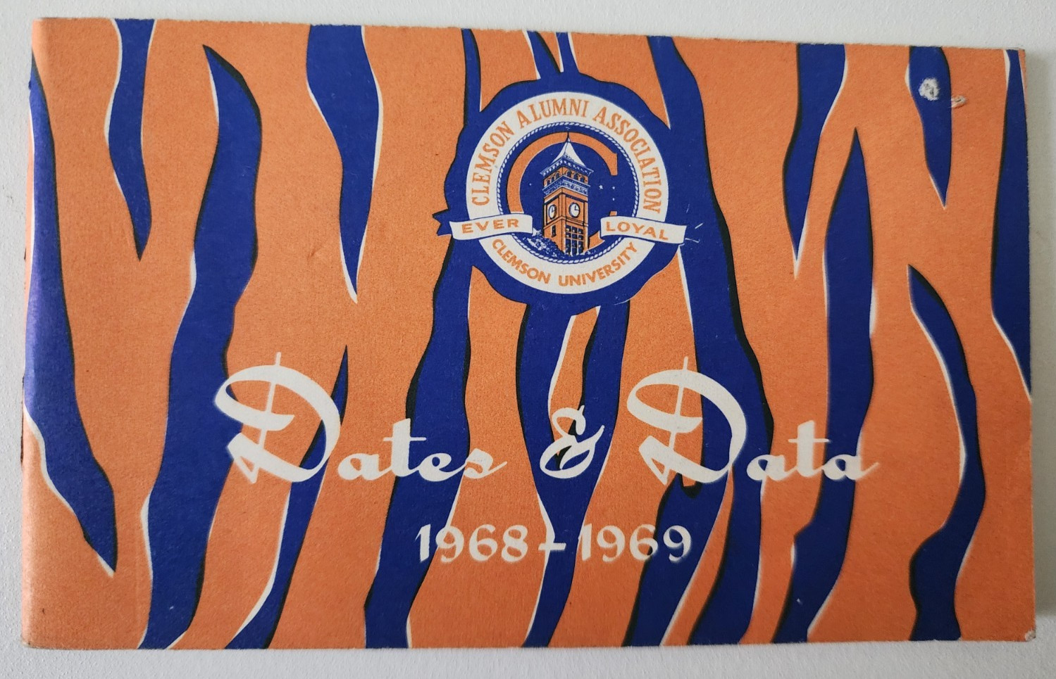 Vintage Clemson University Alumni Booklet 1968 1969 Tigers Clemson Alumni
