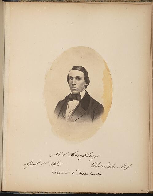 Photo:Harvard Class of 1860 Charles Alfred Humphreys Portrait 1860s