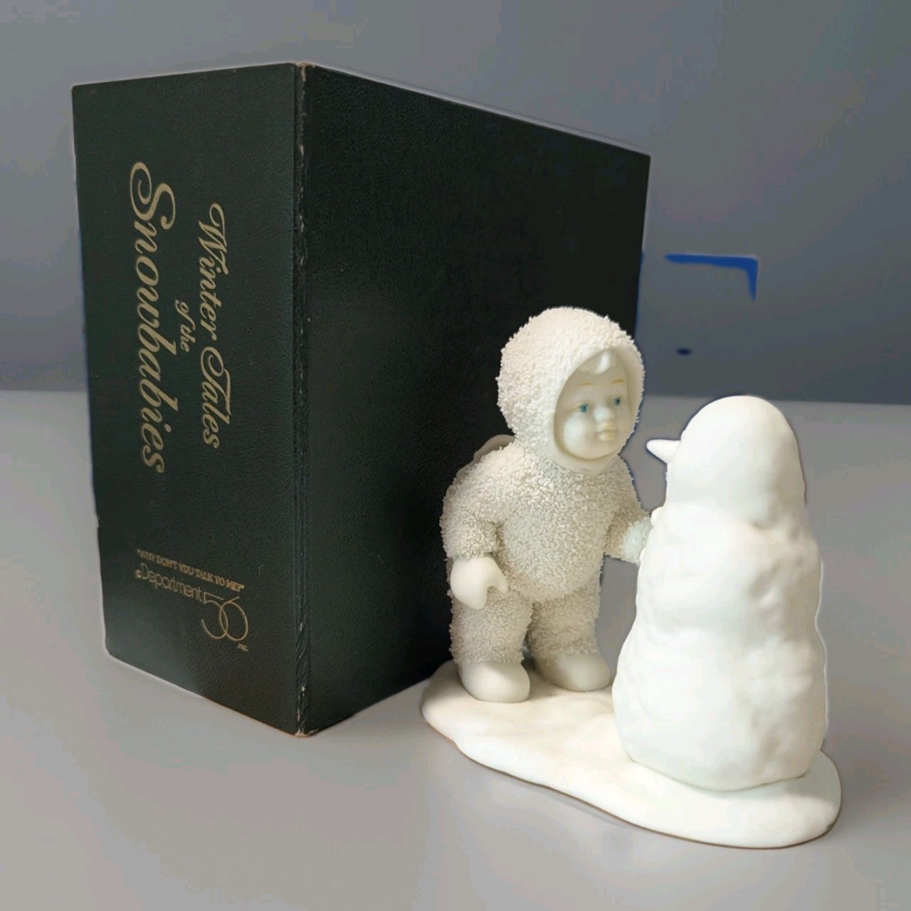 Dept 56 Winter Tales of the Snowbabies Why Don\'t You Talk to Me #6801