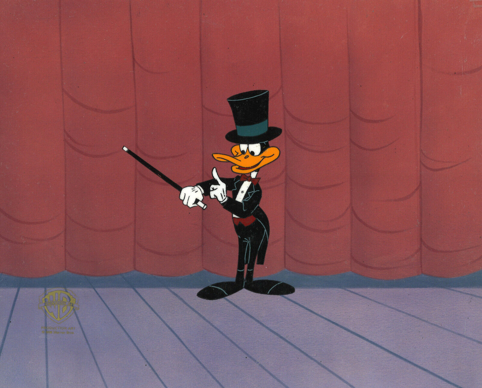 Looney Tunes Daffy Duck In A Tuxedo Original Production Cel