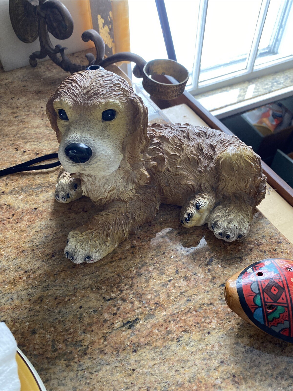 Cocker Spaniel FIGURINE Resin Animal Statue Large App 9
