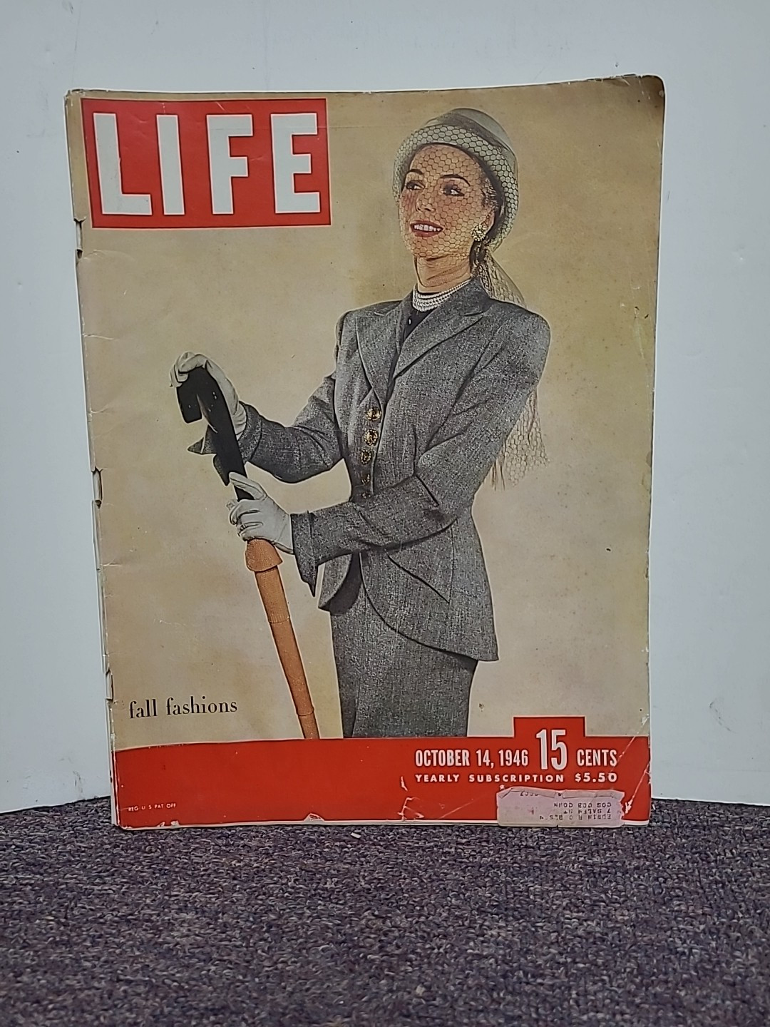 LIFE Magazine Oct 14, 1946 Fall Fashions, Nurenburg Trials Complete Edition 15 c