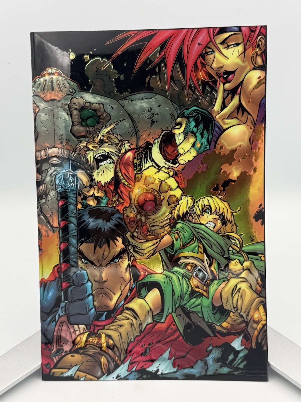 Battle Chasers #1 Chromium Wraparound Cover - Image Comics 1998