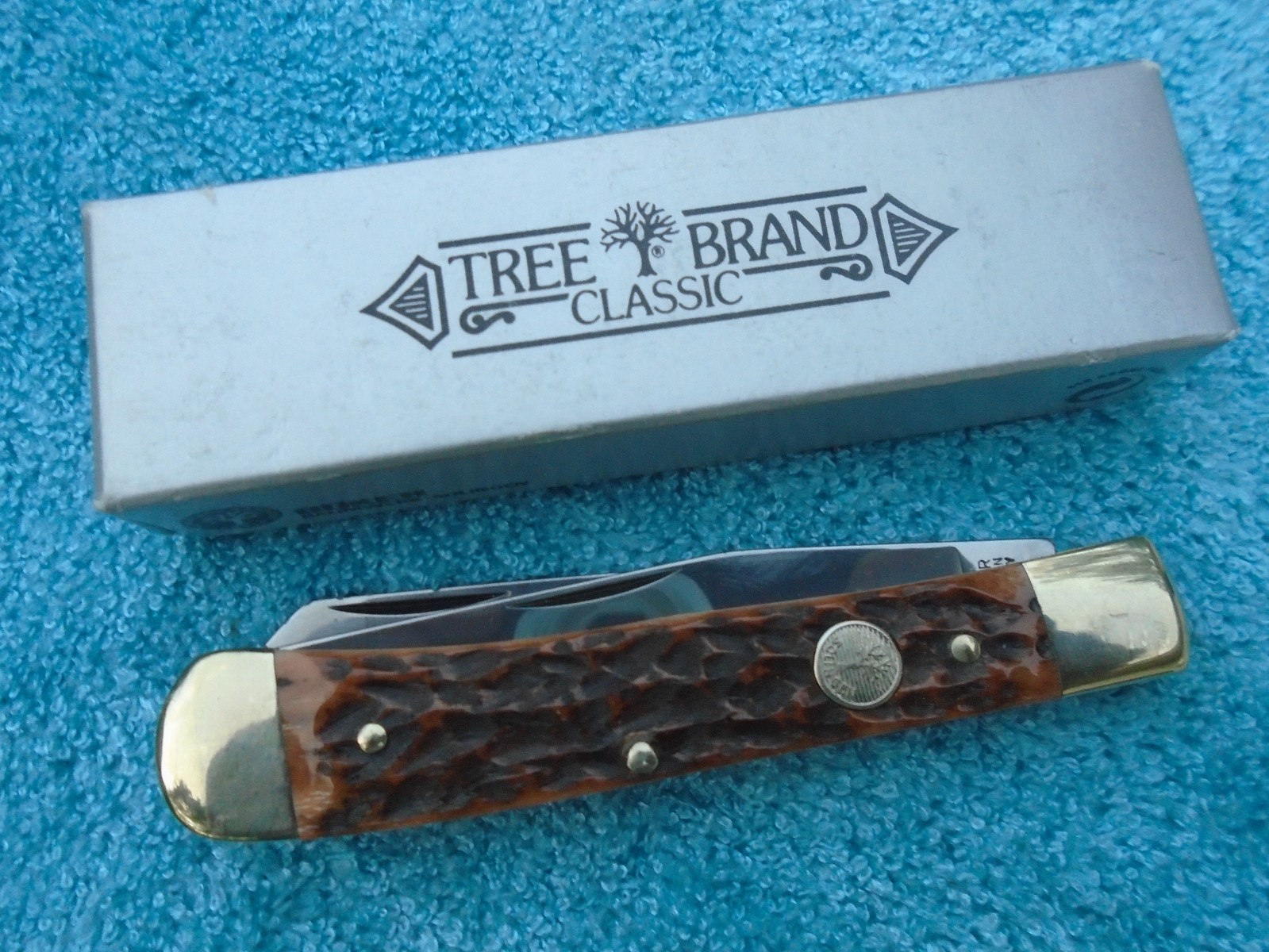 BOKER TREE BRAND CLASSIC TRAPPER SOLINGEN, GERMANY MIB POCKET KNIFE BOKER TREE BRAND CLASSIC TRAPPER SOLINGEN, GERMANY MIB POCKET KNIFE