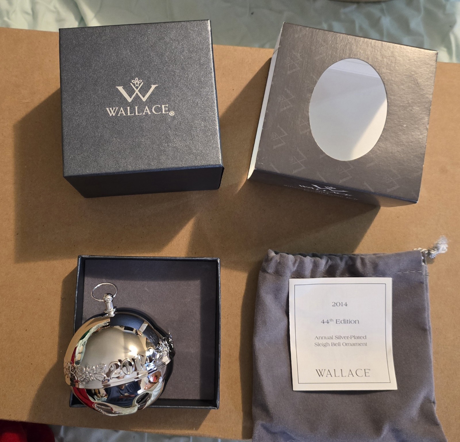 christmas ornaments Vintage Wallace Limited Edition With Box And Velvet Bag 