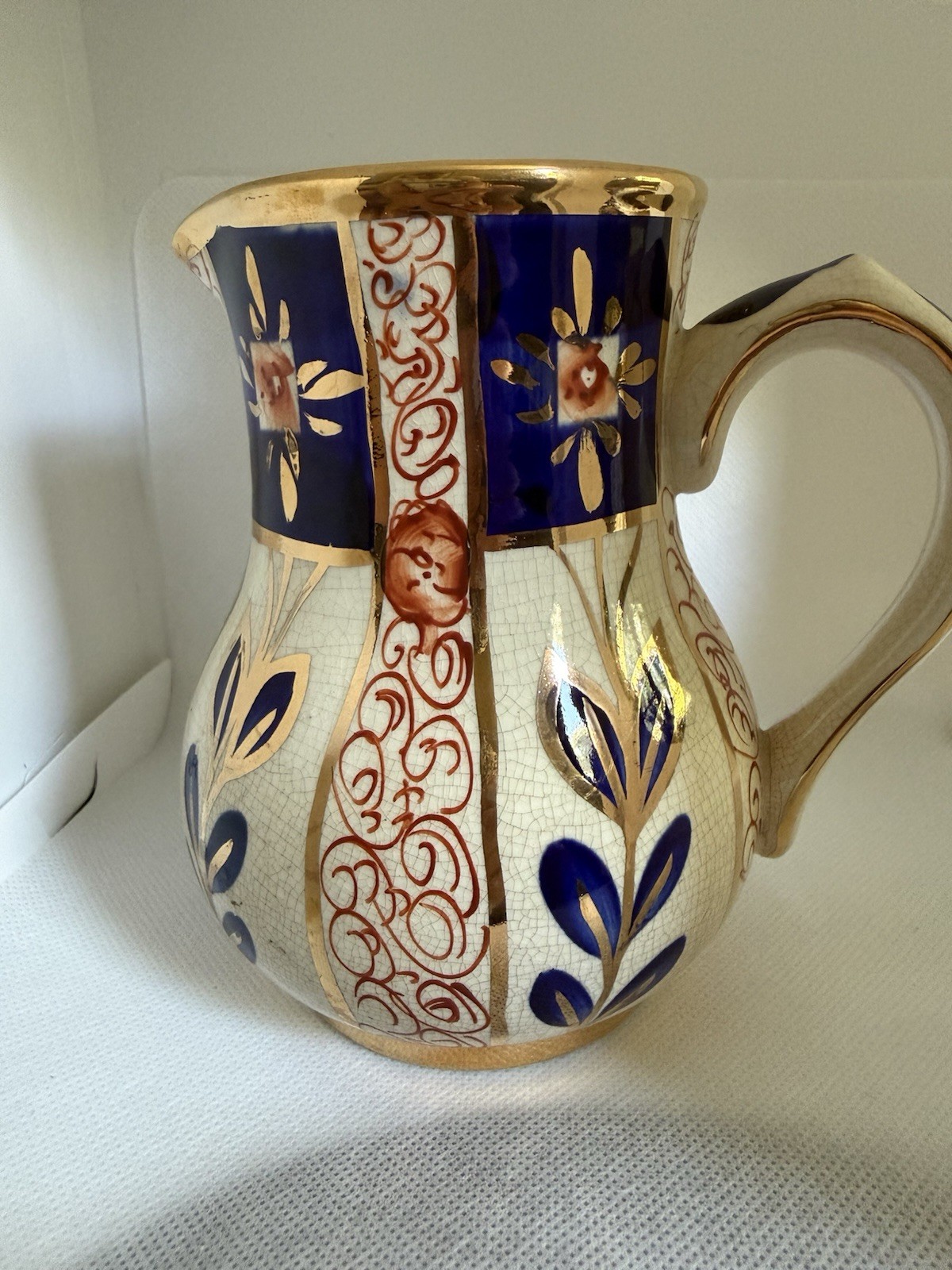 Vintage Sudlow’s Of Burslem England Ceramic Pitcher