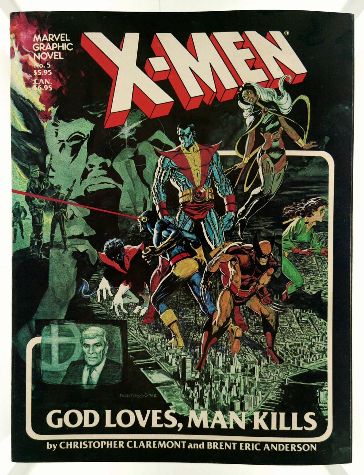 X-Men God Loves Man Kills GN #1 1982 Marvel Comics FN/VF Comic Book