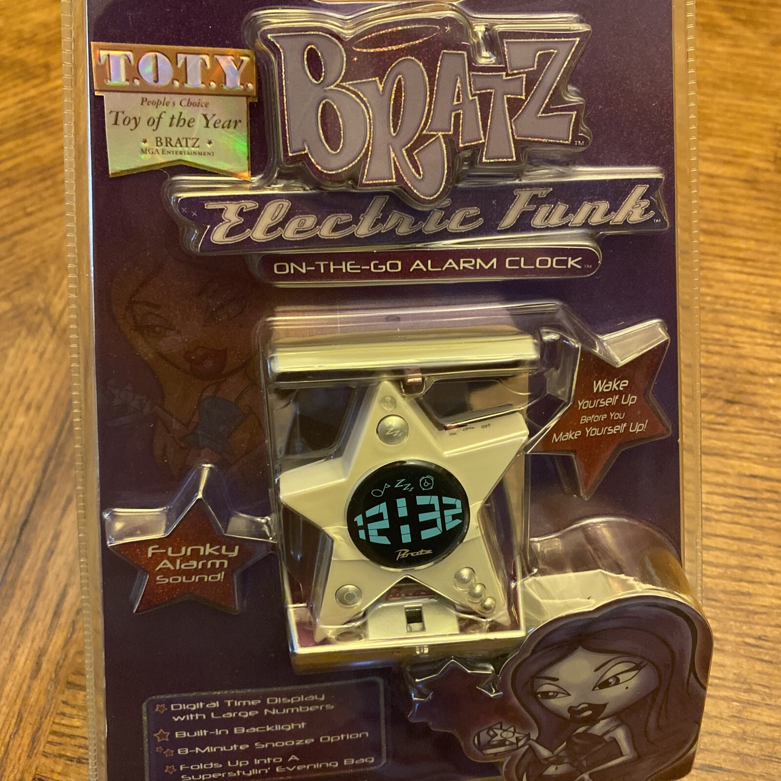 Bratz Electric Funk On The Go Digital Alarm Clock Brand New 2004 MGA