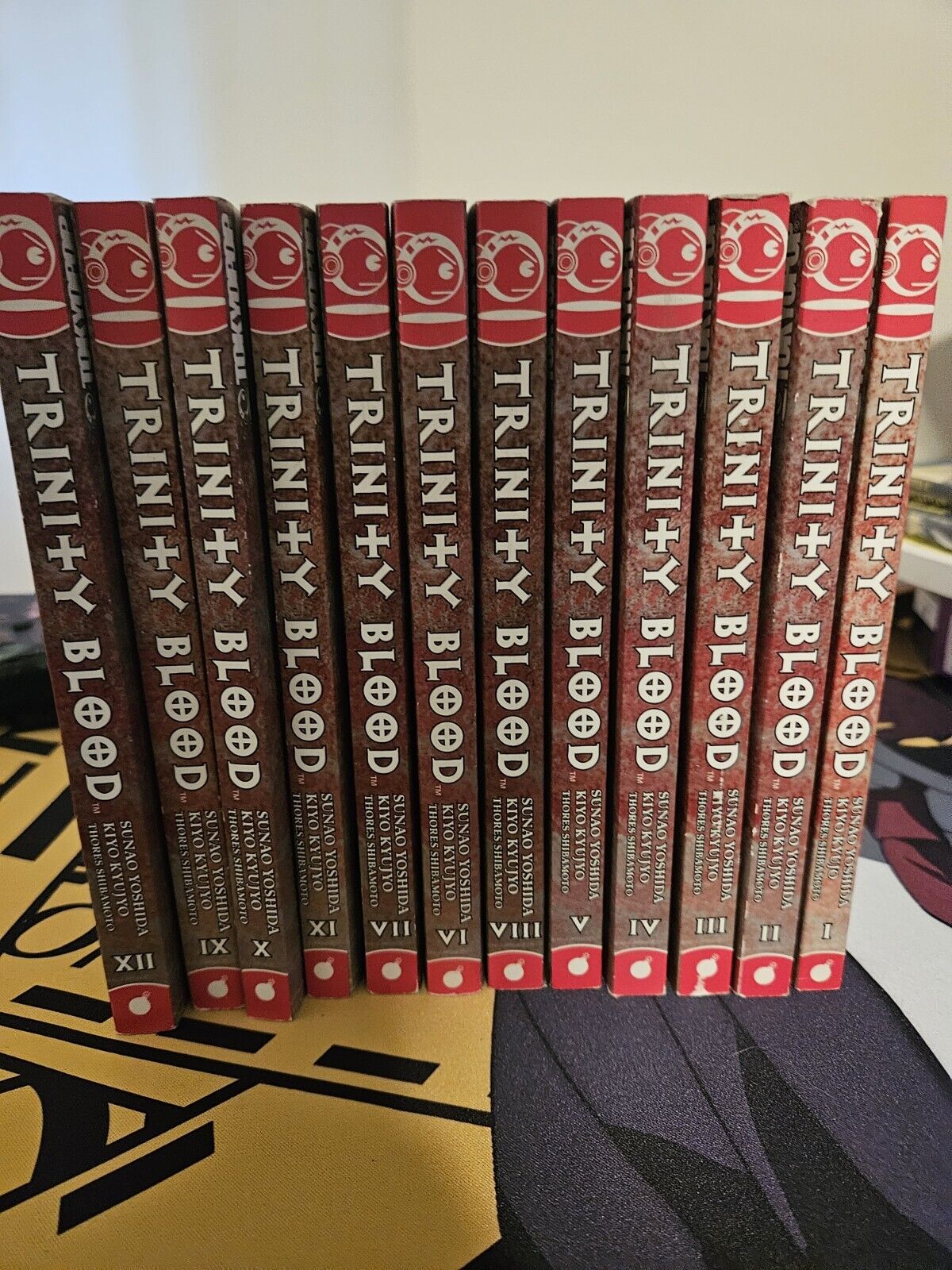 Trinity Blood Mangas 1-12 English Tokyopop Complete Series 